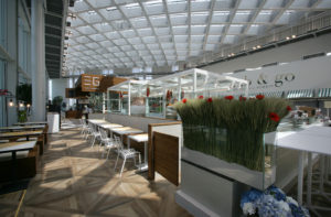 Aeroporto Marco Polo di Tessera/Venezia, 15 giugno 2017, ampliamento dell’aerostazione, strutture e arredi.