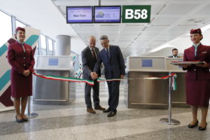 Ribbon cutting_MXP NYC Air Italy inaugural flight