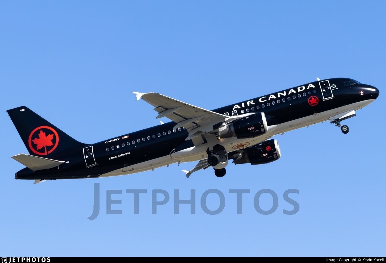C-FNVV - Airbus A320-211 - Air Canada Jetz
