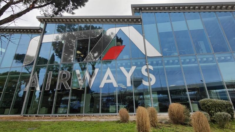 La sede di Ita Airways a Fiumicino La sede di Ita Airways a Fiumicino
